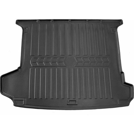 Tapis de coffre Audi Q7 II 4M à partir de 2015, versions 5 et 7 places (3ème rangée de sièges rabattus) (1/5)