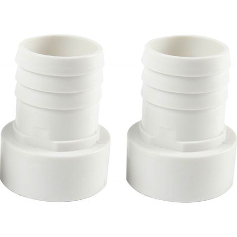 Steinbach Schlauchtülle Ø38mm weiß Poolzubehör Doppelpack