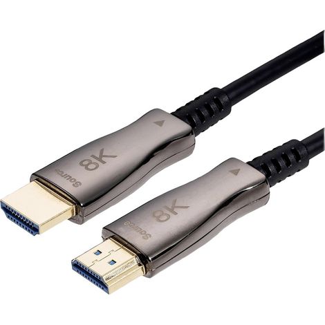 Câble de raccordement Value HDMI Fiche mâle HDMI-A 20 m noir 14.99.3485 8K UHD Câble HDMI