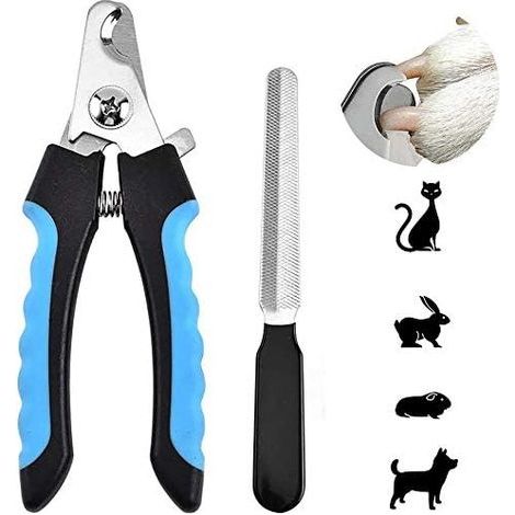 Coupe Ongles Chien Professionnel pour Coupe Griffes Chien et Coupe Ongle Chat avec Lame de Sécurité, Coupe-Ongles pour Animaux de Compagnie pour Beauté, Santé et L'hygiè (1/5)