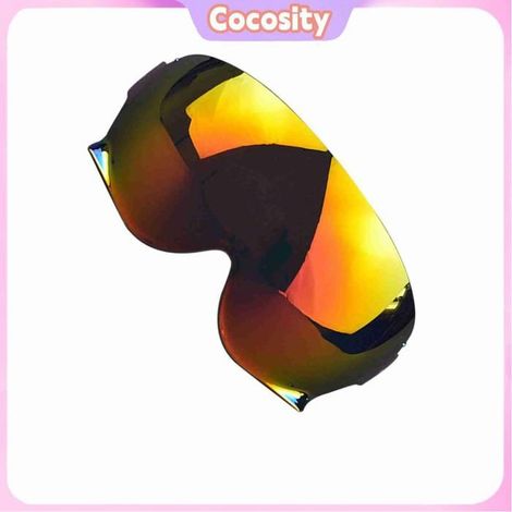 Cocosity visière de lentille de casque Visière de casque de remplacement pour casque JO CJ3, pare-vent de moto, auto pour Rouge (1/5)