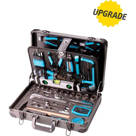 KOFFER MIT WERKZEUG 162 TLG WERKZEUGKOFFER WERKZEUGBOX FERVI 0105 (1/3)