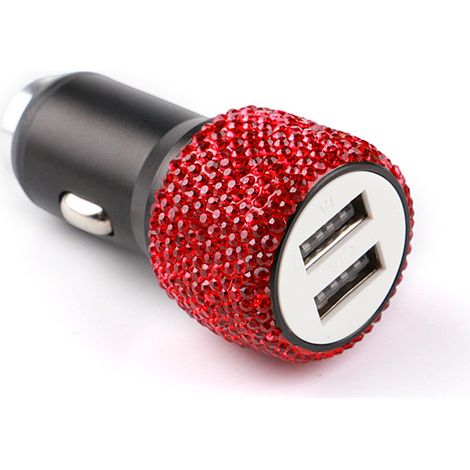 Marteau diamanté pour voiture, chargeur double USB, perceuse, allume-cigare, chargeur USB pour marteau diamanté (1/5)