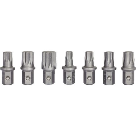 Kstools – Clé spéciale TX 5/16' T30 – Acier chromé vanadium – Collet de retenue et système de blocage à bille – Pour vis difficiles d'accès