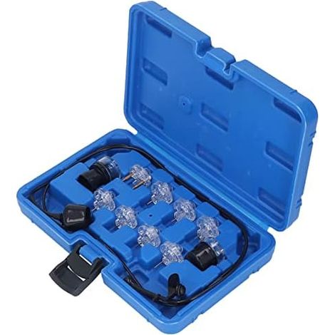 Kit de Test D'injecteur Carburant 11 Pièces, 8 Lumières 2 Testeurs Iac 1 Câble D'extension pour Diagnostiquer Les Injecteurs Gommés Ou en Court Circuit, Tester - (1/5)