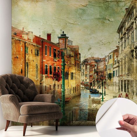 Fotomurale adesivo - parete decorativa - decorazione casa - stile moderno parete - Impressione urbana 250x250 cm (1/5)