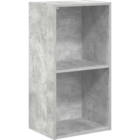 Maison Exclusive - Libreria 5 Ripiani Grigio Cemento 40x30x76,5 Legno Multistrato (1/5)