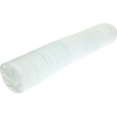 Tuyau d’aération diamètre 100 mm avec spirale en acier à ressort 6000 mm