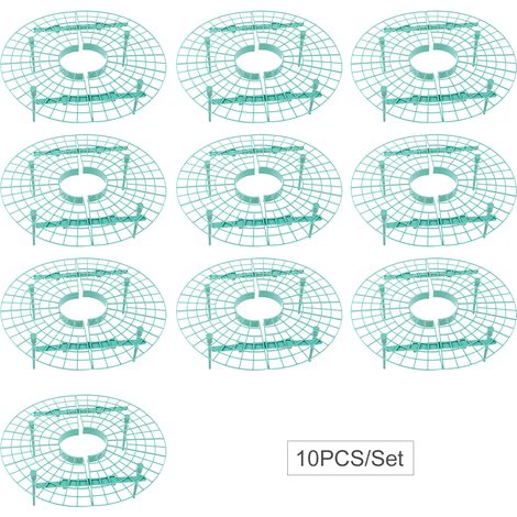 10 supports à fraises pour balcon, support de plantation pour fruits et légumes, cadre de jardinage pour fraisiers