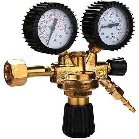 Détendeur régulateur de pression Argon Co2/azote MIG MAG TIG manomètre gaz
