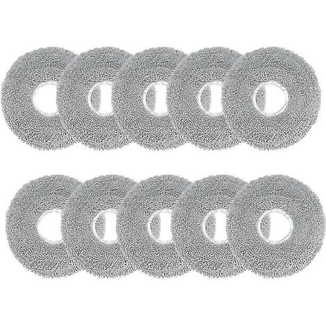 10 Reinigungstücher für JONR P20 PRO Staubsaugerzubehör, Ersatz-Wischmopppads (1/5)