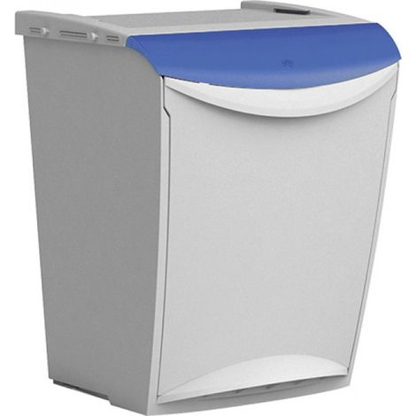 Poubelle bleu contenance 25 L - Denox