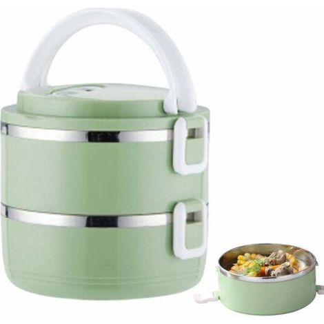 Thermos pour aliments chauds, 1400ml Boîte Isotherme Repas Chaud en Acier Inoxydable avec Poignée Étiquette (1/5)