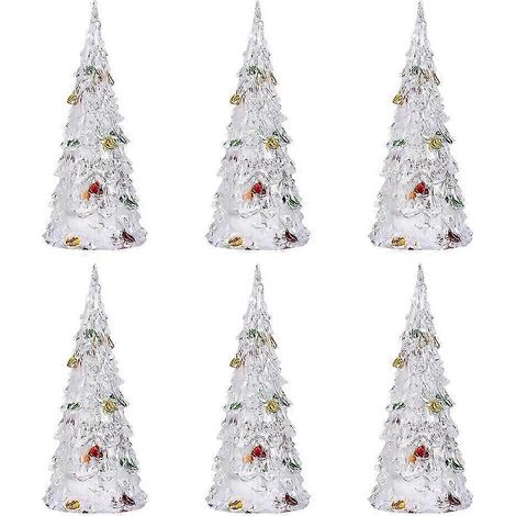 Weihnachtsbeleuchtung Acryl-Weihnachtsbaumlampe zur Dekoration 12 Stück LED (1/5)