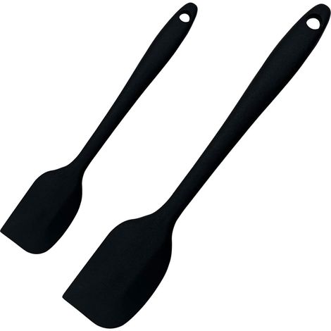2 Spatule, Noyau En Acier, Résistant Chaleur 260°C, Silicone Alimentaire, Cuisson Antiadhésive (1/5)