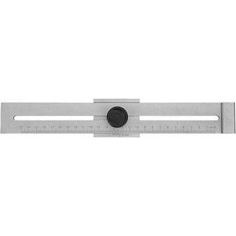 Enowelir Trusquin de Traçage Métal 0-250mm Précision 0.1mm Règle de Marquage Outil de Mesure (1/5)