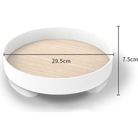 Boîte de Rangement Cosmétique Style Nordique avec Grand Plateau en Bois pour Bureau Maison - Élégante et Pratique