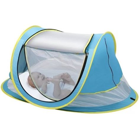Tienda de campaña para bebés，Protección contra el sol，el viento y la arena，Ideal para actividades al aire libre para niños (1/5)