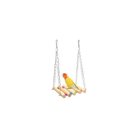 1 Pièce Jouet pour Oiseaux, à Suspendre, Accessoire de Cage à Oiseaux, Jouet, Barre à Mâcher, Échelle, Jouet pour Perruches, Inséparables, Pinsons et Autres Petits Animaux