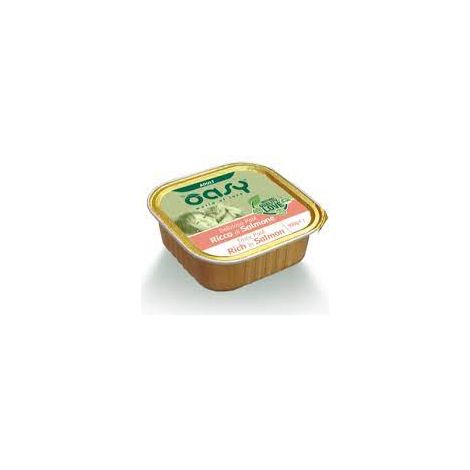 Oasy Cat Delizioso Patè Adult Sterilized Salmone e Riso - Oasy Cat Delizioso Patè Adult Sterilized Salmone e Riso - Vaschetta Da 100 Gr (1/2)