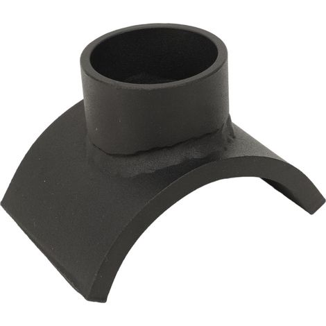 Adaptateur de cric bouteille haute résistance pour tube 3 pouces, noir
