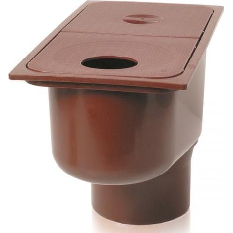 Brauner Dachrinnenablauf - MX 01821