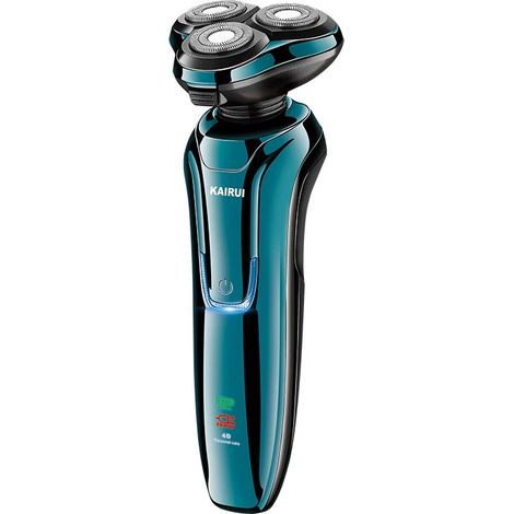 Rasoir électrique pour homme, lames flottantes 3D rechargeables, tondeuse sans fil étanche, système de rasage intelligent, lavable IPX7 (1/3)
