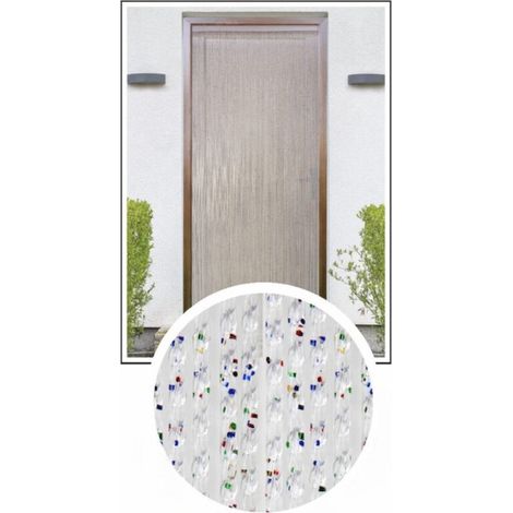Tenda antimosche in pvc forma cilindrica trasparente per esterno e interno - 140x240 cm (1/2)