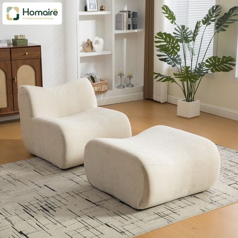 Aufbewahrungseinheit mit Schubladen, beige, im Holzdekor 37,5 x 34,5 x 90,5 cm HOMAIRE (1/5)