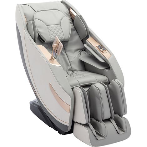 Poltrona massaggiante Sistema zero gravity in Similpelle Grigio - MOWATA (1/4)
