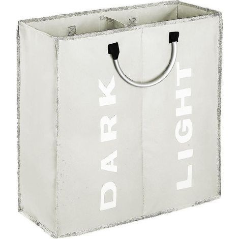 Double Grand Panier à Linge Avec S, 53x2353cm (1/5)