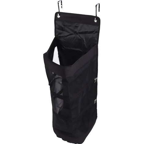 Sac de Rangement Suspendu Porte Nylon Oxford Imperméable pour Ballons et Jouets Enfants Organisation Garage Pratique (1/4)