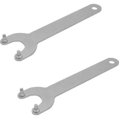 Deux clés Allen pour meuleuses d'angle bipolaires de 125 mm et 150 mm, et accessoires pour outils de blocage de roue. (1/5)
