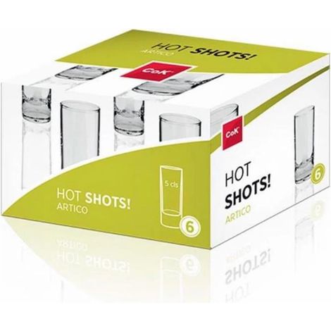 Set 6 Bicchieri Liquore in Vetro Artico 5 cl Cok (1/2)