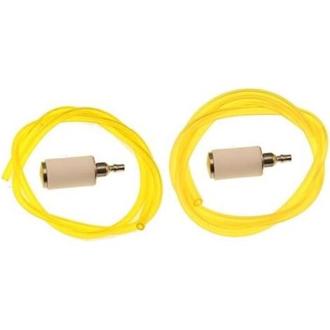 Tuyau de carburant + filtre à carburant pour tronçonneuse Poulan Craftman 530069216 530069247 0,08" x 0,14" 3/32" x 3/16 (1/5)