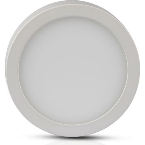 V-TAC VT-1205RD panneau LED 12W surface rond blanc froid 6400K avec driver - SKU 4912 (1/5)