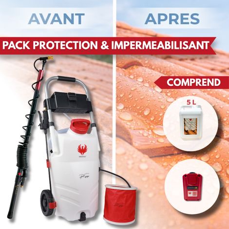 PRO SPRAYER EVO PHOENIX 1 BAT 5,10 OU 20L HYDRO'LEO + perche télescopique EVO 5.4 m 5 L