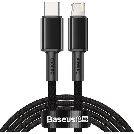 Cable USB-C para iPhone - Carga ultrarrápida 20 W 2 m - Negro (1/5)
