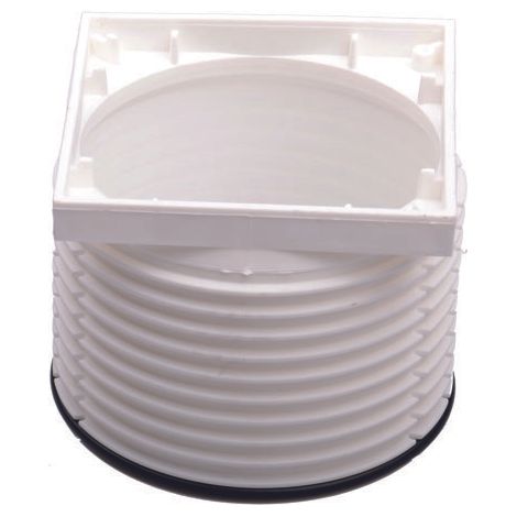 Portagriglia bianca d 110/92mm 100x100mm completa di O-Ring