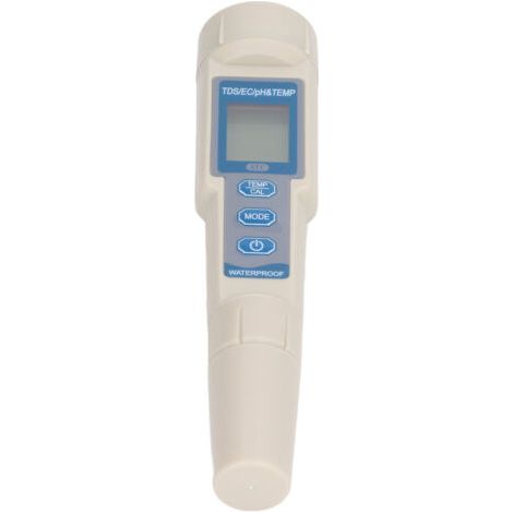 Testeur intelligent de la qualité de l'eau 4 en 1 multi paramètres PH EC TDS Temp Meter portable et étanche pour l'aquaculture (1/5)