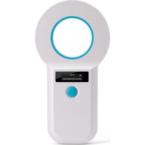 Lecteur de puces pour médailles d'identification animale, lecteur portable avec écran OLED, identification animale (1/4)