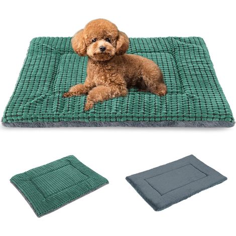 1 Tapis Pour Chien Réversible, Mousse Haute Densité, Coussin Lavable, Intérieur Et Extérieur (1/5)
