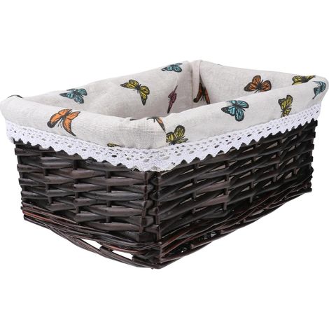 Panier Rangement Osier, Grosse Capacité, Cuisine et Salon (1/5)