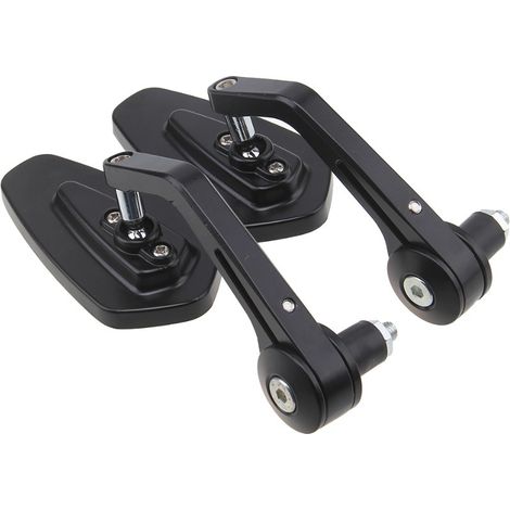 Bar End Rétroviseur Café Racer Moto Rétroviseurs Moteur Guidon Fin Miroir (1/4)