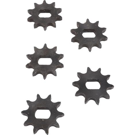 Pignon Avant 428 10T 50cc 70cc 110cc 125cc Vélo 5 Pièces Pignon Avant 428 10T 12x17mm Diamètre Intérieur de Dent 17mm (1/5)