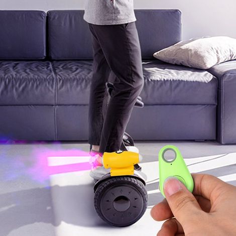 Lot de 2 brumisateurs lumineux musicaux avec télécommande pour déambulateurs à scooter électrique (vert) (1/5)