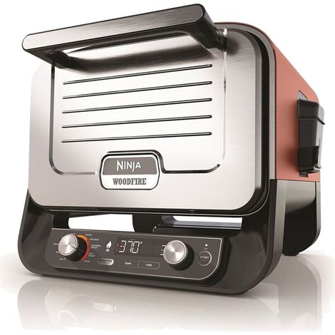 Ninja Woodfire OO101EU Elektrischer Pizzaofen orange grau (1/4)