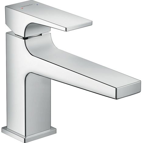 Hansgrohe Metropol Miscelatore monocomando lavabo 100 con maniglia a leva e piletta push-open, 32502000 (1/4)