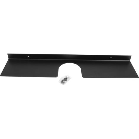 Étagère flottante en aluminium, antirouille et anticorrosion, sans perçage, forte capacité de charge, pour salle de bain (1/5)