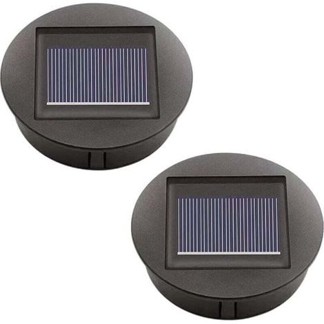 [NEVER USED] 2-pack replacement solar lights with LED solar panel replacement cover, outdoor lighting for garden decoration